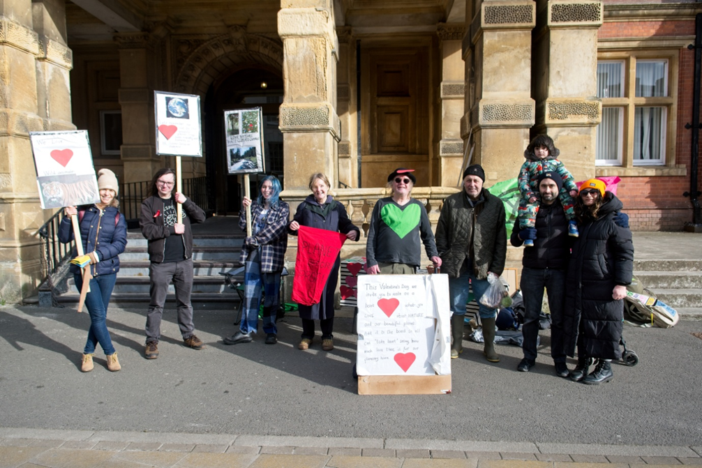 Valentine's Day action in Leamington