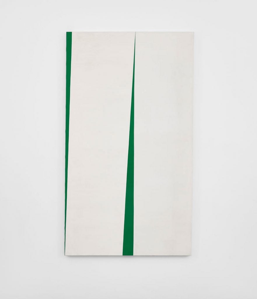 Carmen Herrera, Blanco y Verde, 1962.