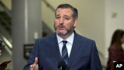 资料照：共和党联邦参议员克鲁兹（Sen. Ted Cruz, R-TX）