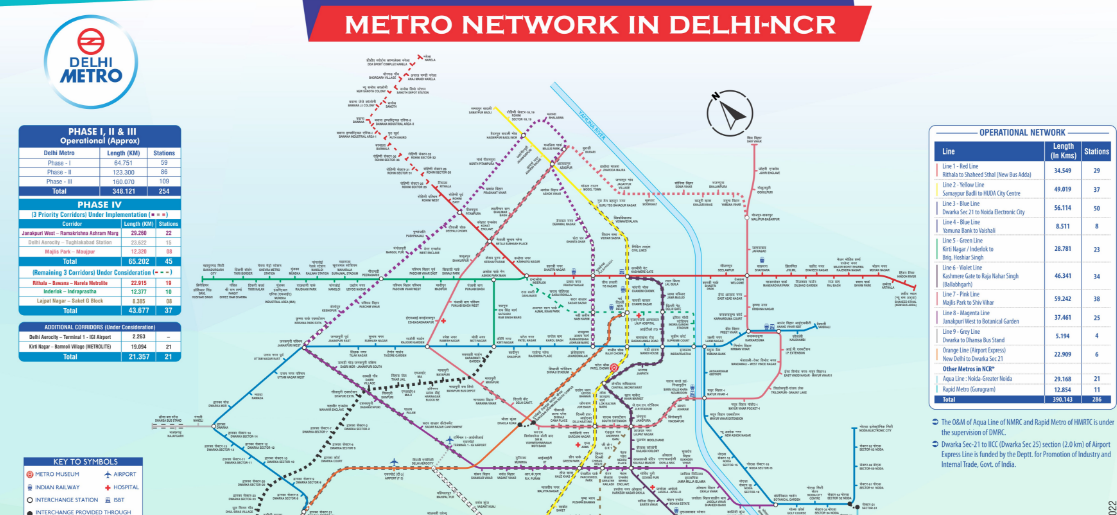 Delhi Metro Blue Line Guide Stations, Map, and Tips TimesProperty
