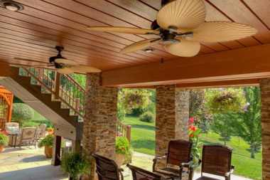 under decking drainage systems outdoor living space with dining table and chairs custom built