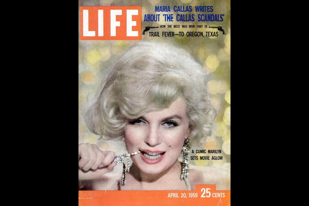 LIFE Magazine, April 20, 1959. Marilyn Monroe photographed by Richard Avedon.