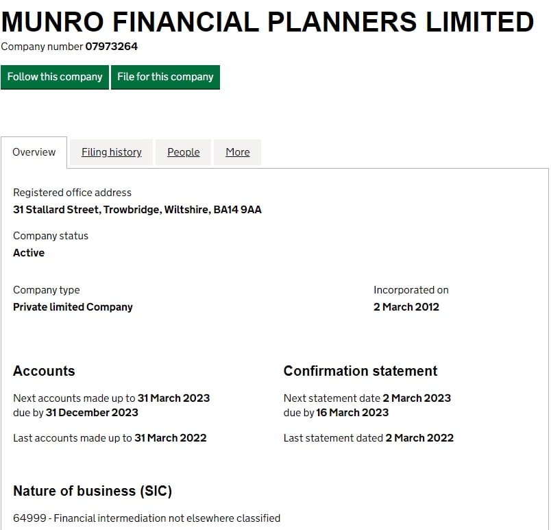 Munro Financial Planners: отзывы трейдеров о работе брокера реальные отзывы