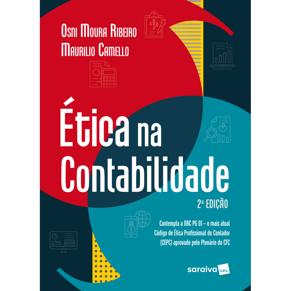 Livros de contabilidade: capa de livro