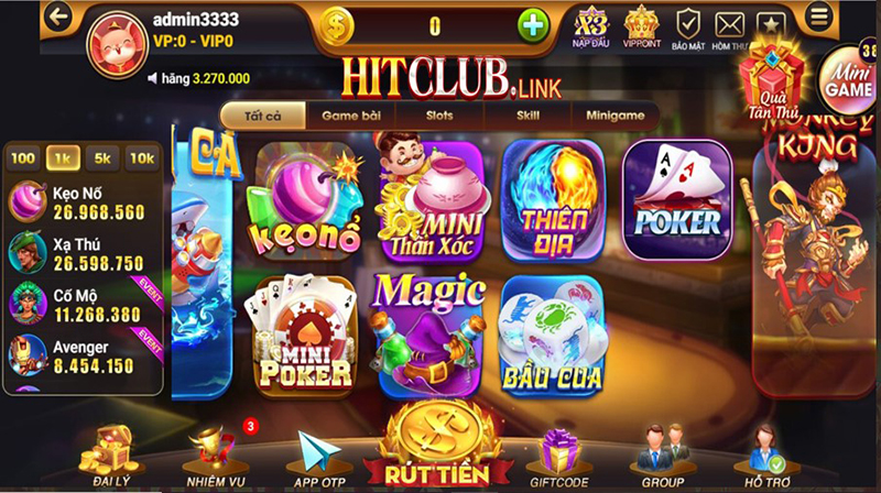 Game bài đổi thưởng siêu chất 