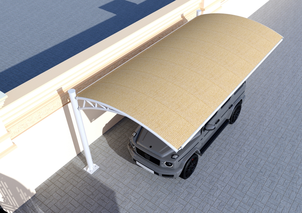 tensile roof home parking