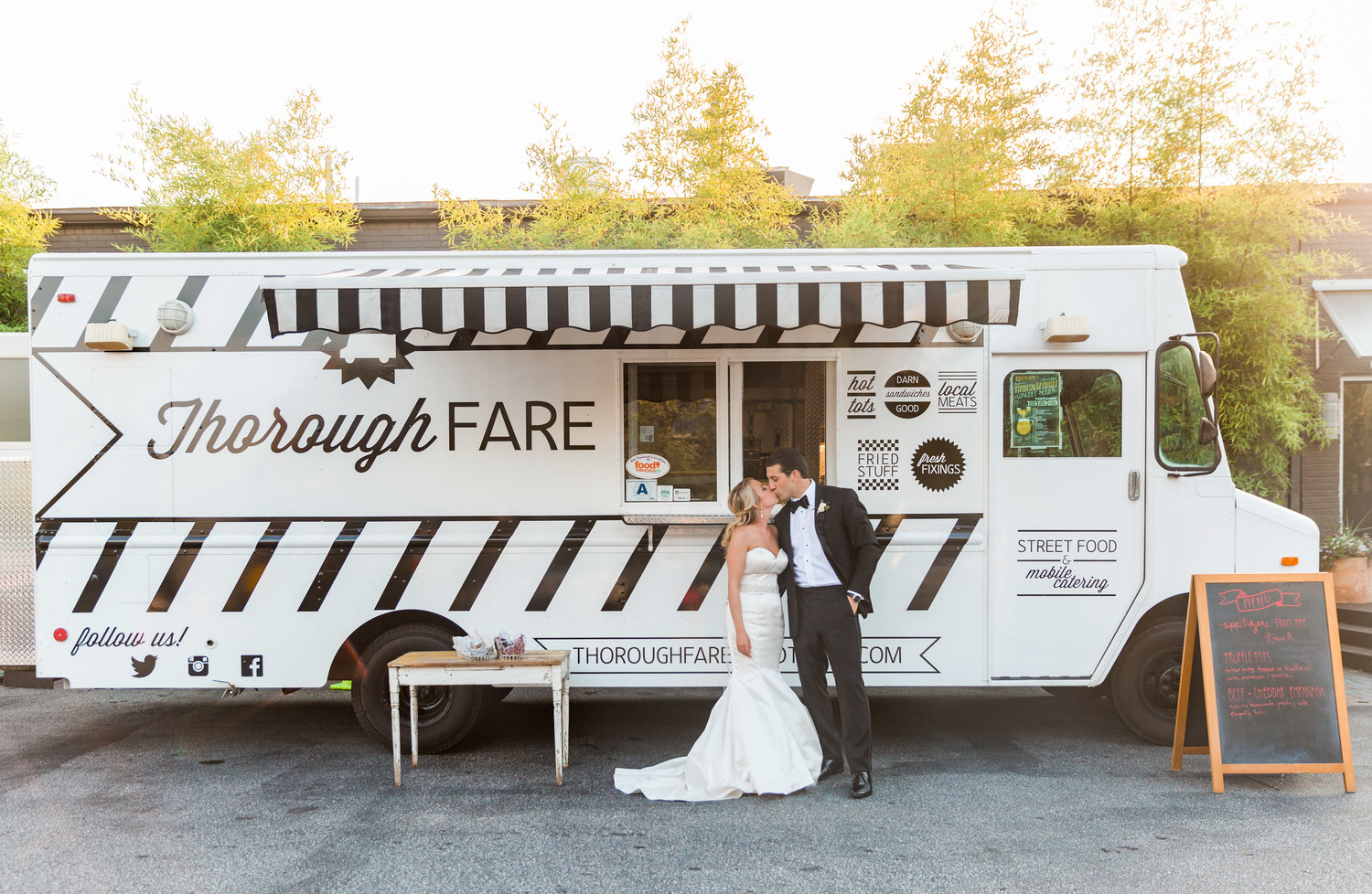 food truck wedding reception