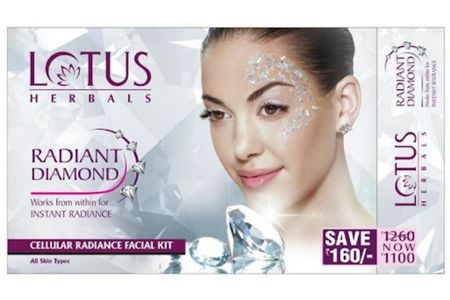  LOTUS HERBAL FACIAL KIT RADIANT DIAMO
