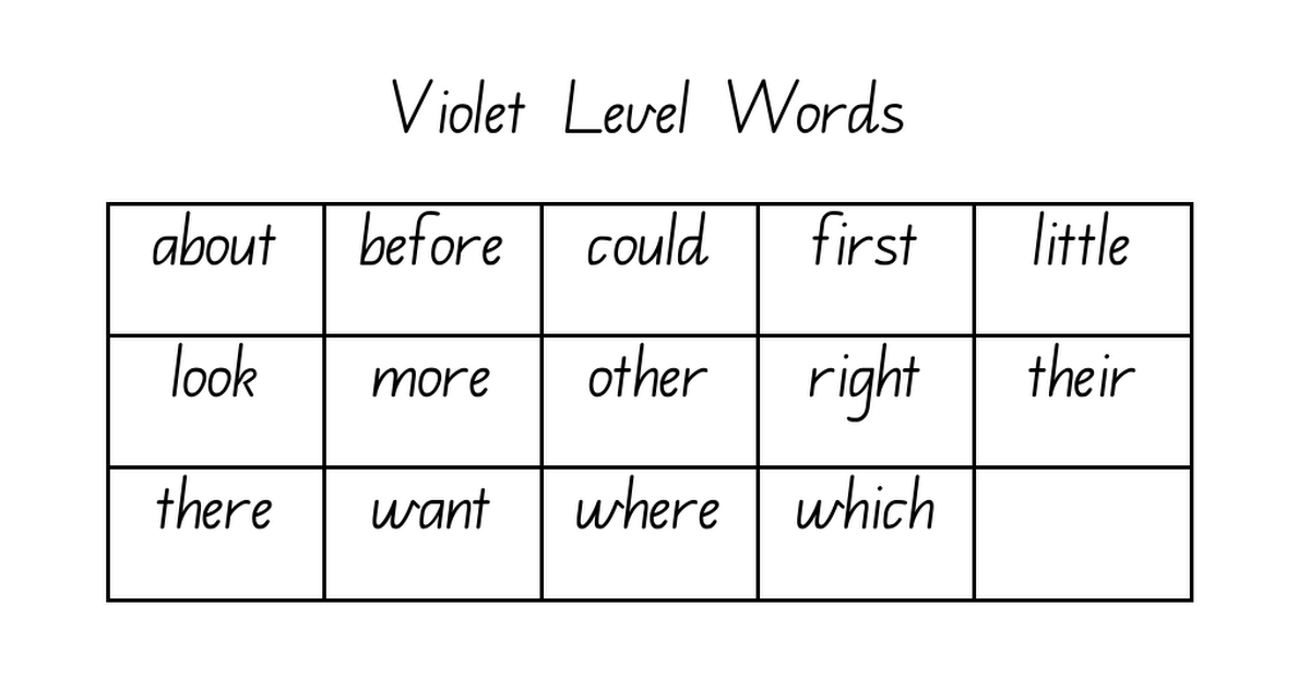 Violet-Level-Words.pdf - Google Drive