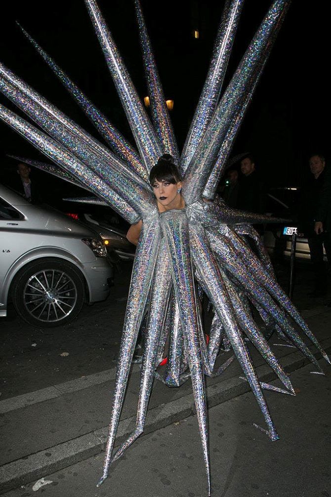 The most shocking outfits of Lady Gaga, in which the singer appeared in public 14
