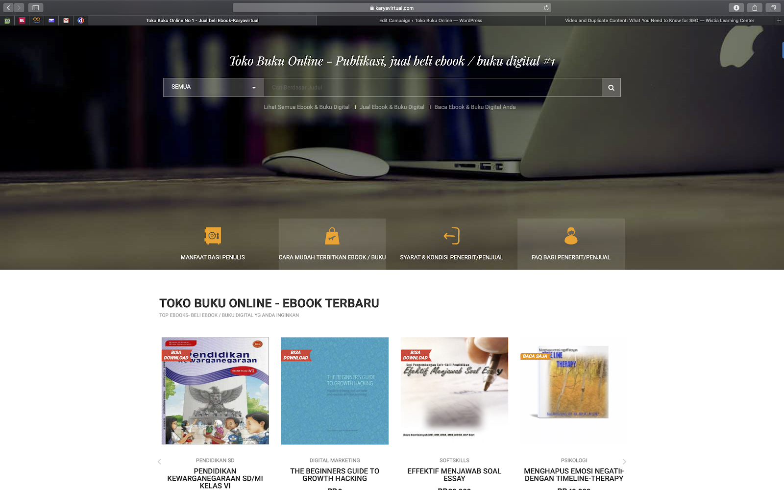 toko buku online karyavirtual