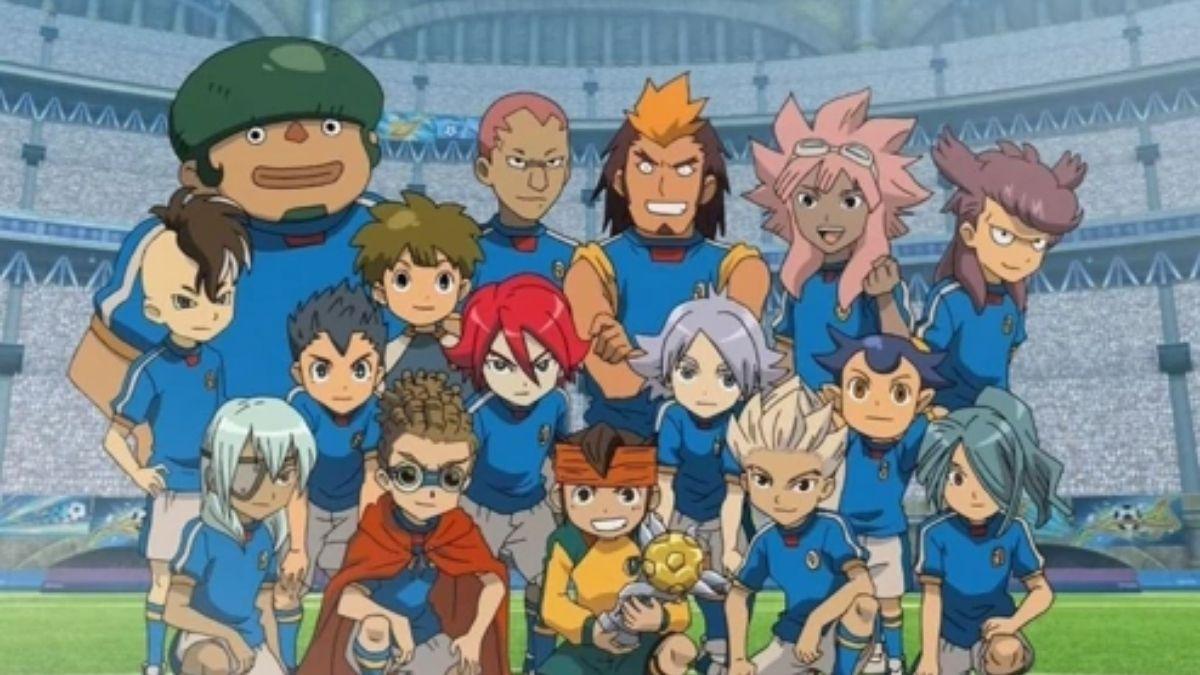 Group photo of Inazuma Eleven protagonists