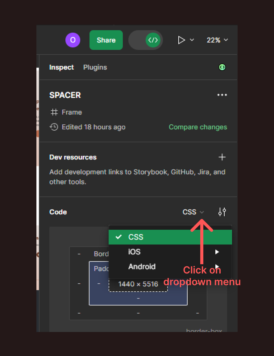 This image shows how to select language options 