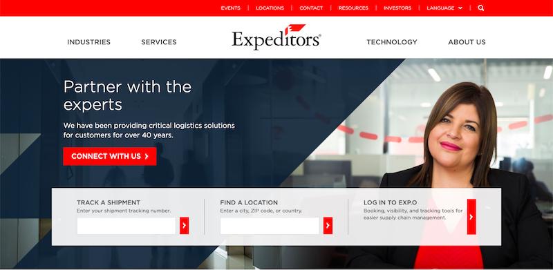 Expeditors: empresa de logística y transporte de mercancías