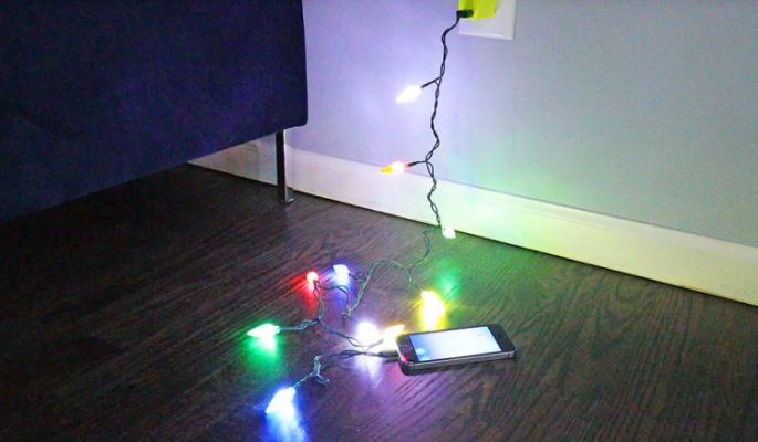 Christmas Lights Phone Charging Cable