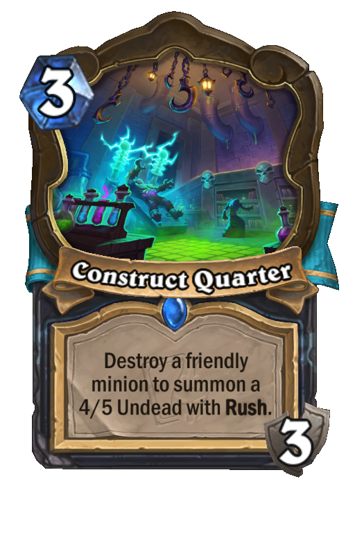 Construct Quarter for your decks.