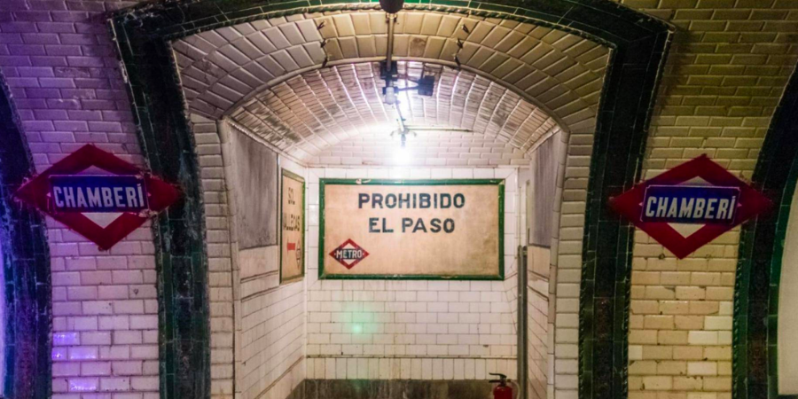  la estación de metro fantasma Madrid