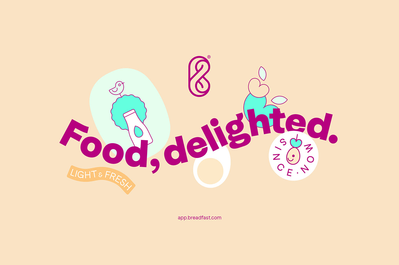 app brand breakfast Food  graphicdesign identity Layout logo restaurant typography  