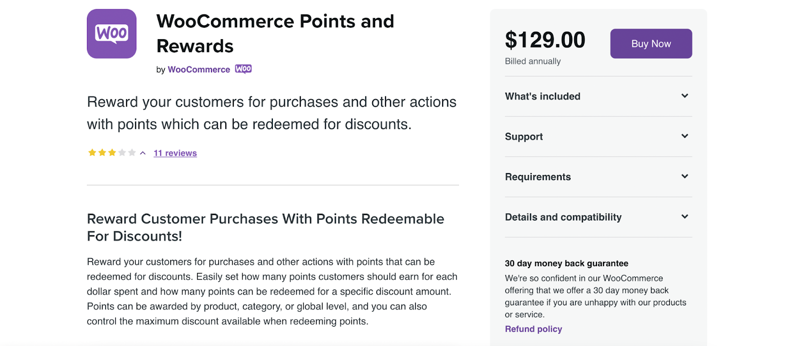 woocommerce points and rewards
