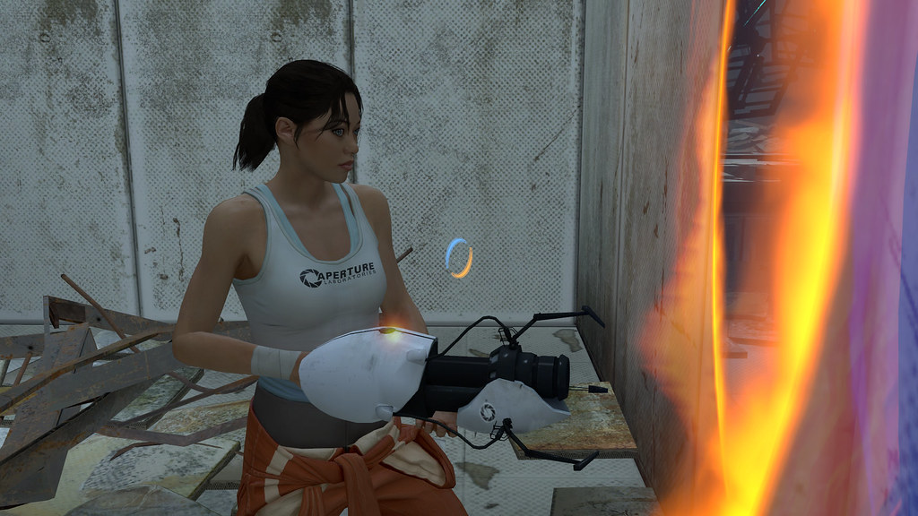 Portal 2 Character | Just playing Portal 2 and this is the c… | Flickr