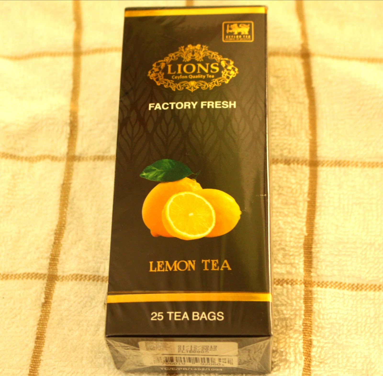 Pure Ceylon Lions Black Tea with Lemon Flavor 25 Tea Bags 50g | eBay