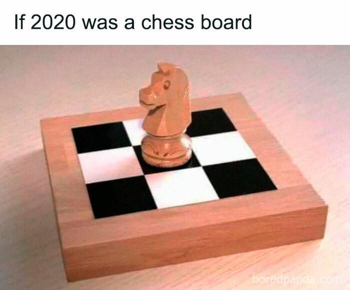 ... a chess board 