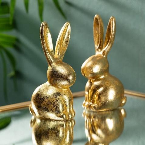 Dekoracja Bunny II gold