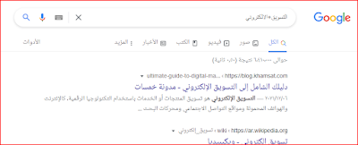 مفاتيح تسهيل وتدقيق عملية البحث في محركات البحث خلال عملية جمع البيانات في  التسويق الالكتروني