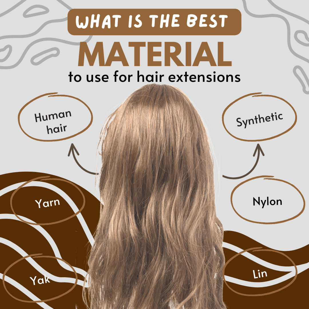 What is the best material to use for hair extensions?