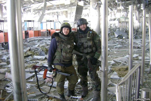 Захисники Донецького аеропорту: «Річ» і «Трофім», початок листопаду (Фото надане Михайлом Кучерявенком)