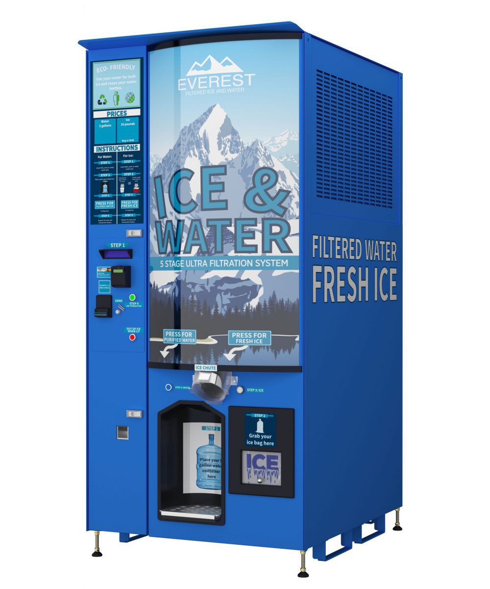 Ice and Water Vending Machine