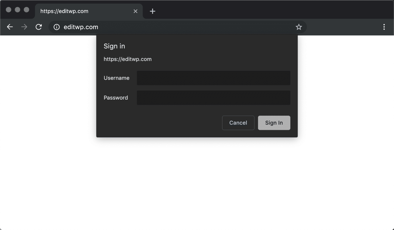 authentication prompt .htpasswd