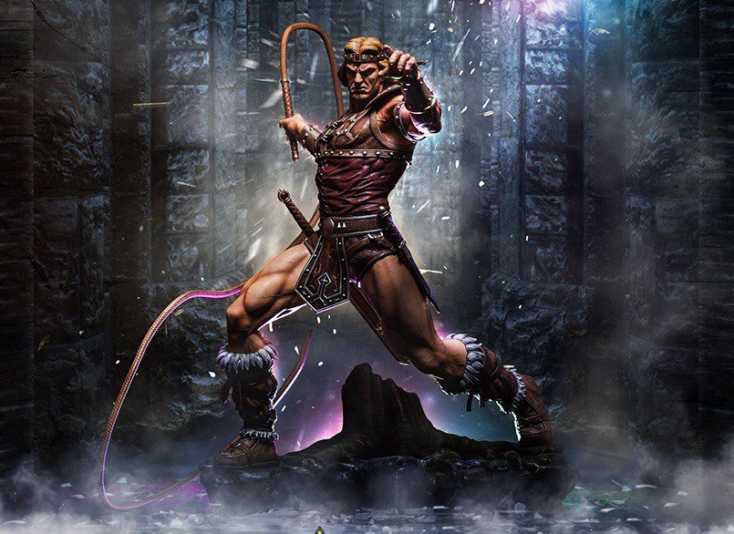 Simon Belmont statue from First 4 Figures: Whip it good ...