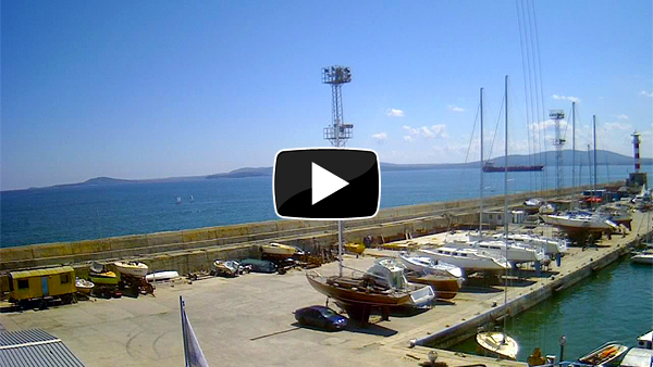 Burgas webcam 4 Уеб камера от Бургас пристанище черно море