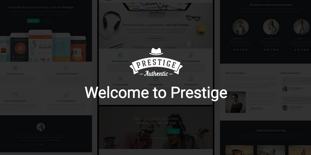 Páginas de destino do WordPress multiuso de prestígio