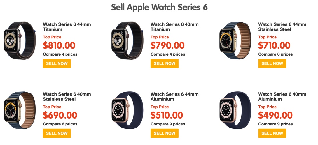 sell apple watch series 6