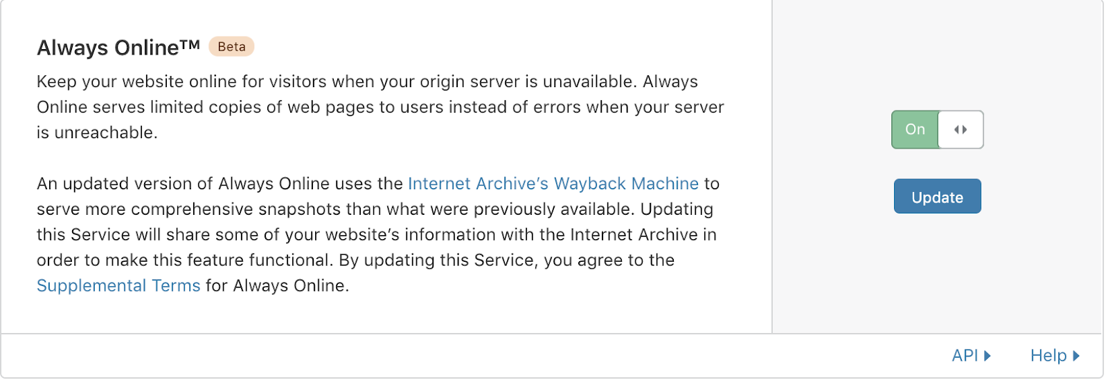 Cloudflare’s Always Online and the Internet Archive Team Up to Fight Origin Errors