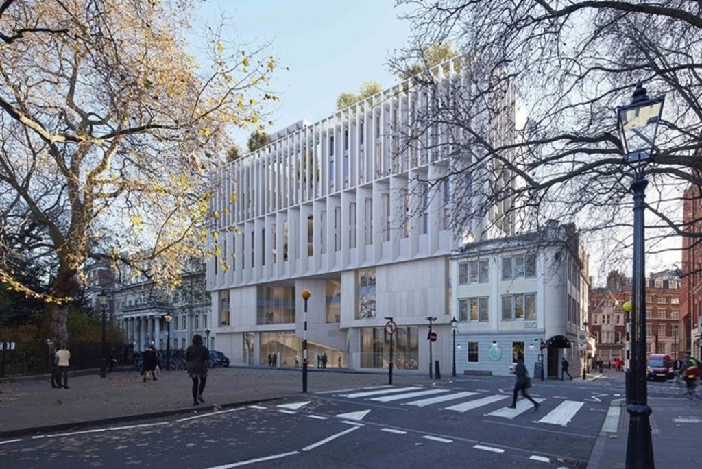 CGI of the Marshall Building, designed by Grafton Architects