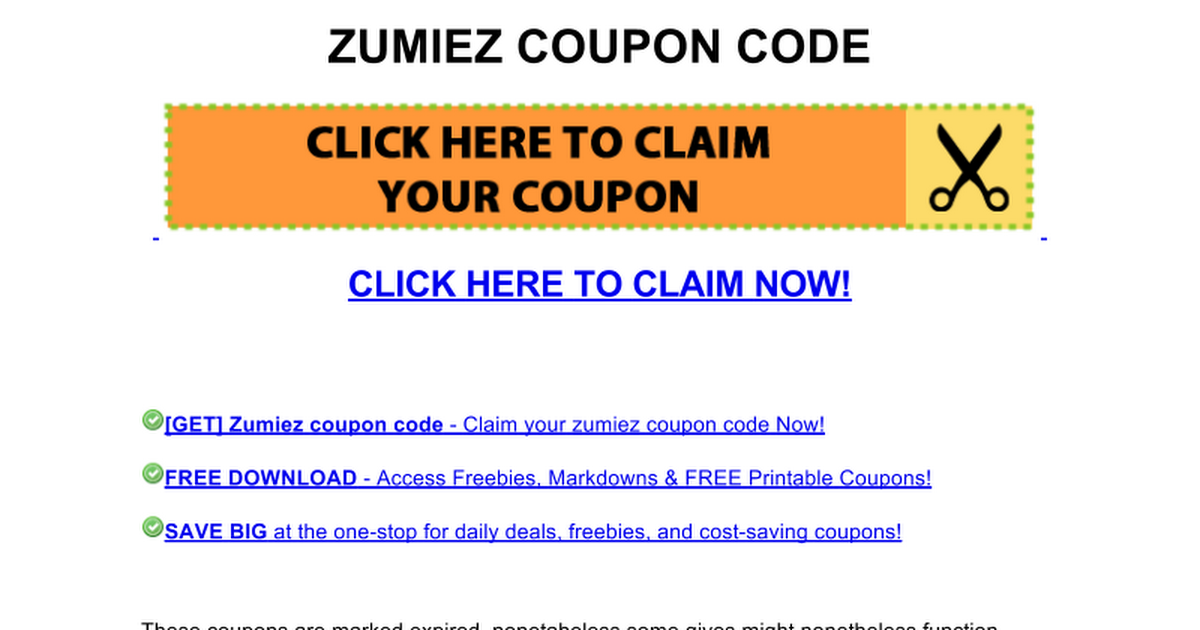 zumiez coupon code Google Docs