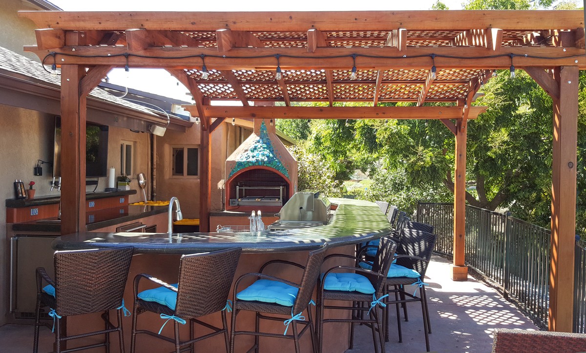 outdoor garden pergola