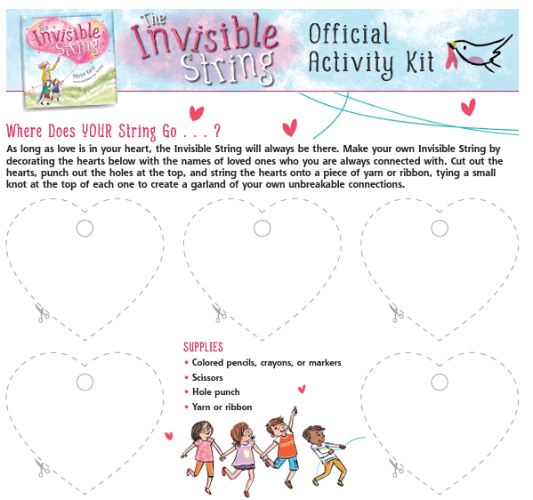 Invisible String Worksheet  Social emotional learning activities