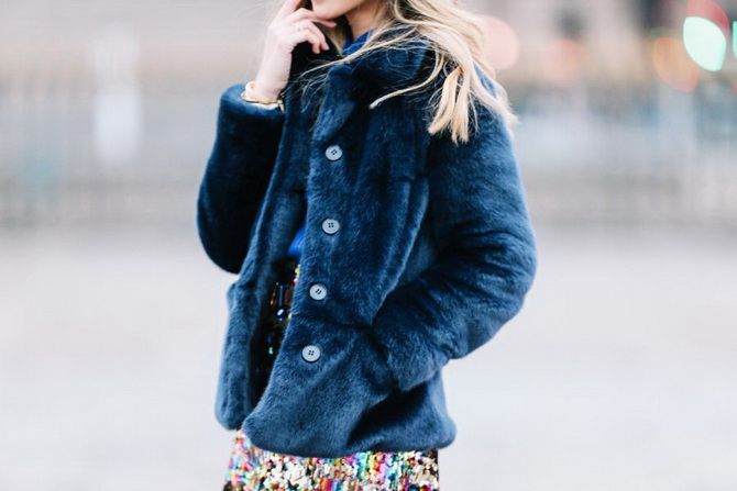 How to wear a faux fur jacket in style 9