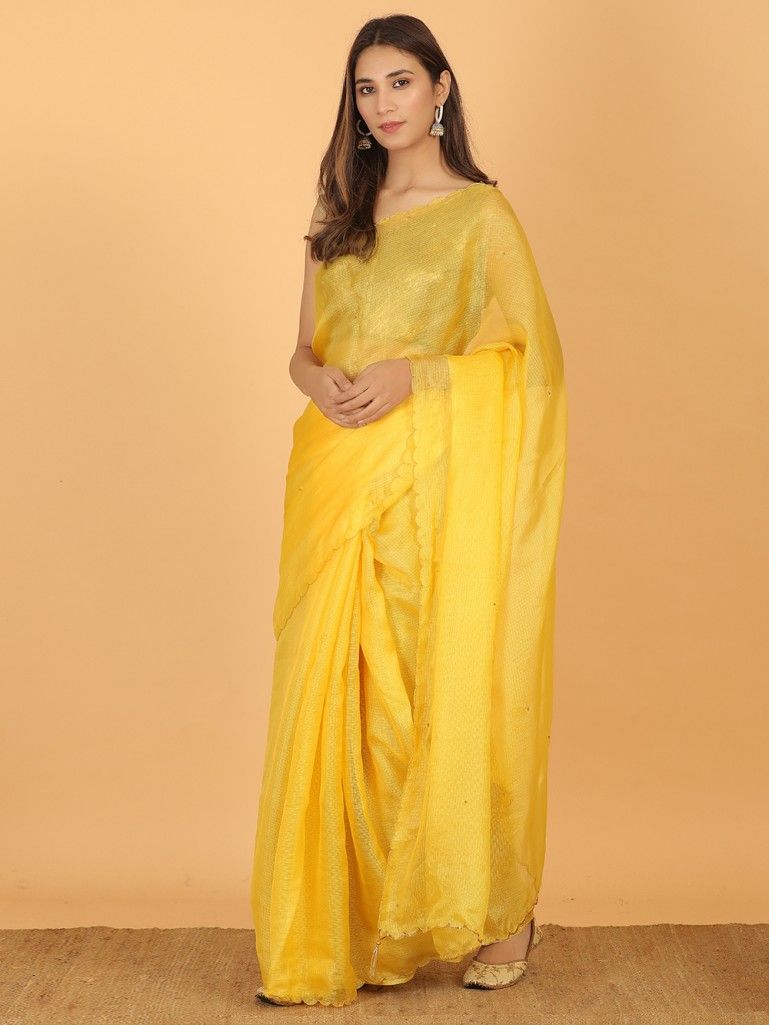 Yellow Saree