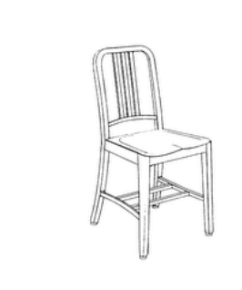 A drawing of a chair

Description automatically generated