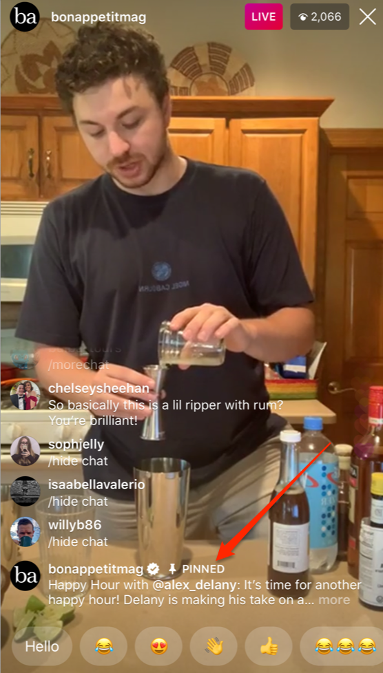 instagram live