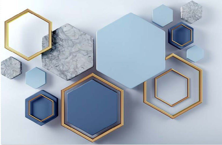 3D wallpaper with interesting effects