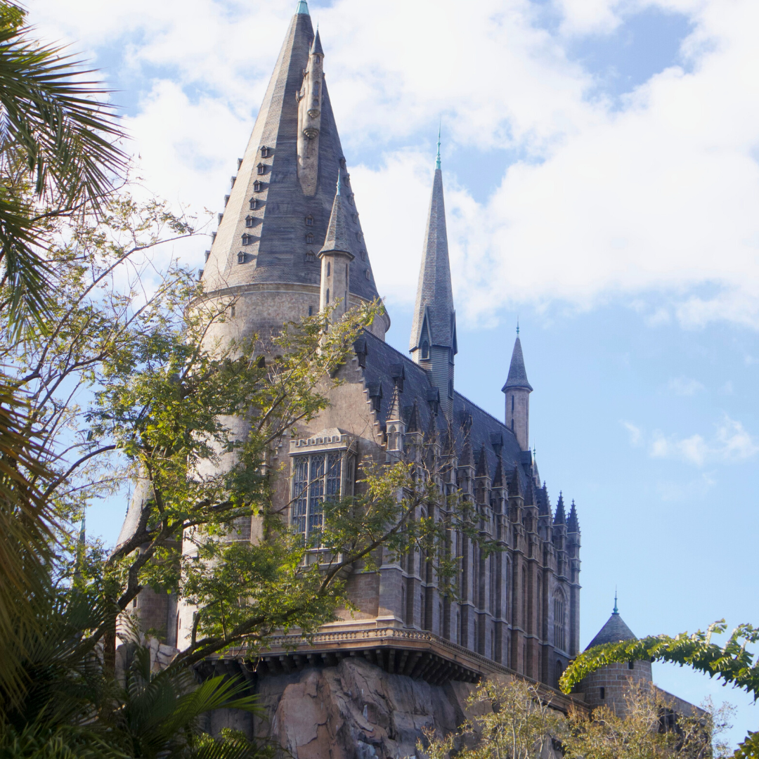 Universal Orlando Secrets- Hogwarts Castle Side View