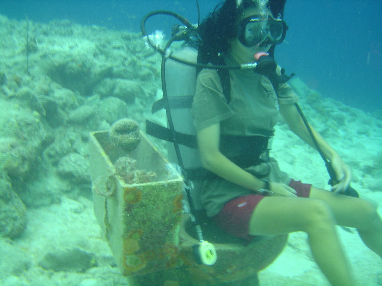 This is me scuba diving!