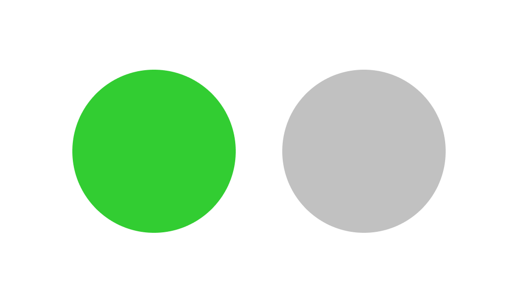 Vert lime et gris