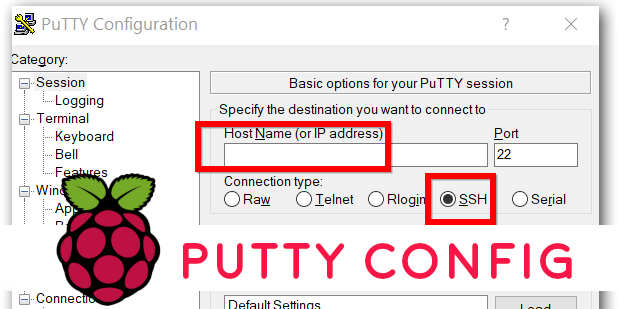 Putty Configuration : Connecting Raspberry Pi to Laptop – Matha Electronics